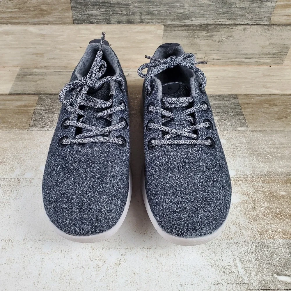 Allbirds Wool Runner Mens Shoes Sz 9 M Natural Gray Merino Wool Lace Up Sneaker